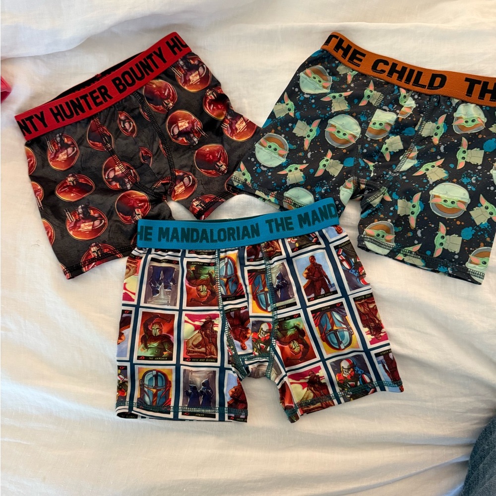 Star Wars Kids Boxer Briefs - Multicolor Set of Four. EUC